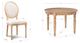Linon Shiraz 5-Piece Cream/Natural Dinig Set-2