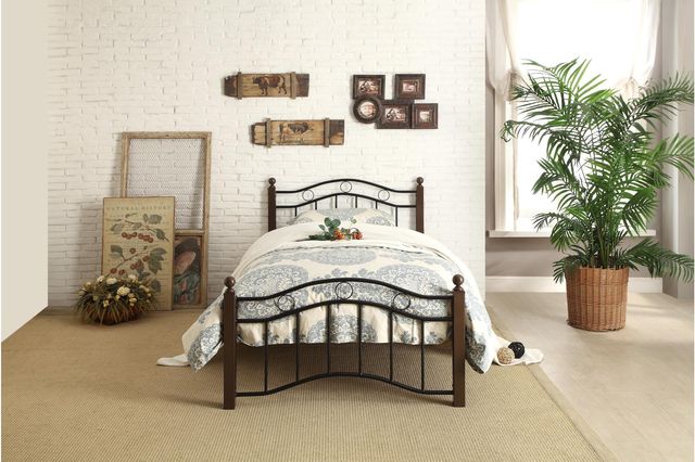 Mazin Furniture Averny Twin Metal Platform Bed-1