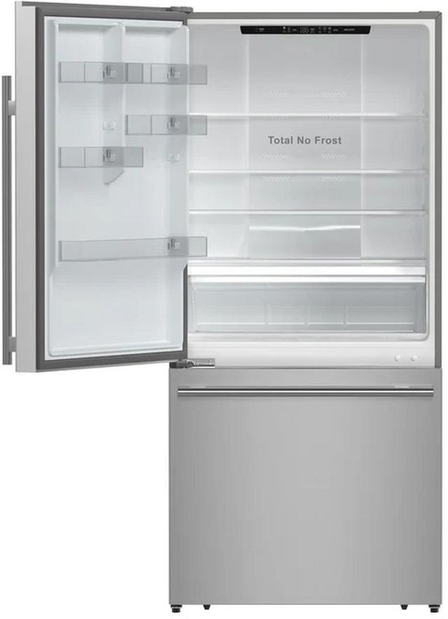 FORNO® Milano 62 in. 34.4 Cu. Ft. Stainless Steel Bottom Freezer Refrigerator-4