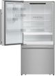 FORNO® Milano 62 in. 34.4 Cu. Ft. Stainless Steel Bottom Freezer Refrigerator-4