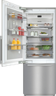 Miele MasterCool™ 30 in. 16.0 Cu. Ft. Stainless Steel Built-In Bottom Freezer Refrigerator-1