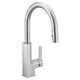 Moen® Sto Chrome One-Handle High Arc Pulldown Kitchen Faucet-0