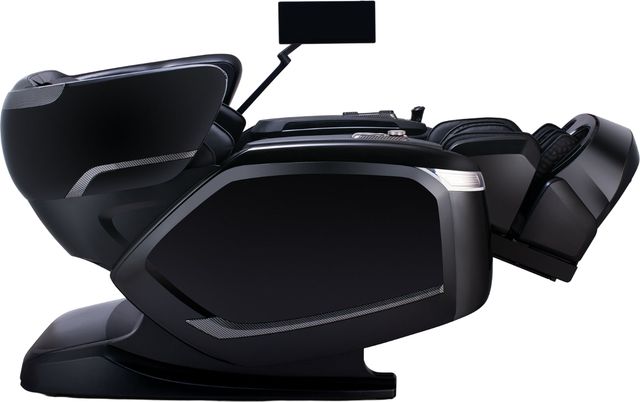 Cozzia® Quantum Black/Matte Black Power Massage Chair-1
