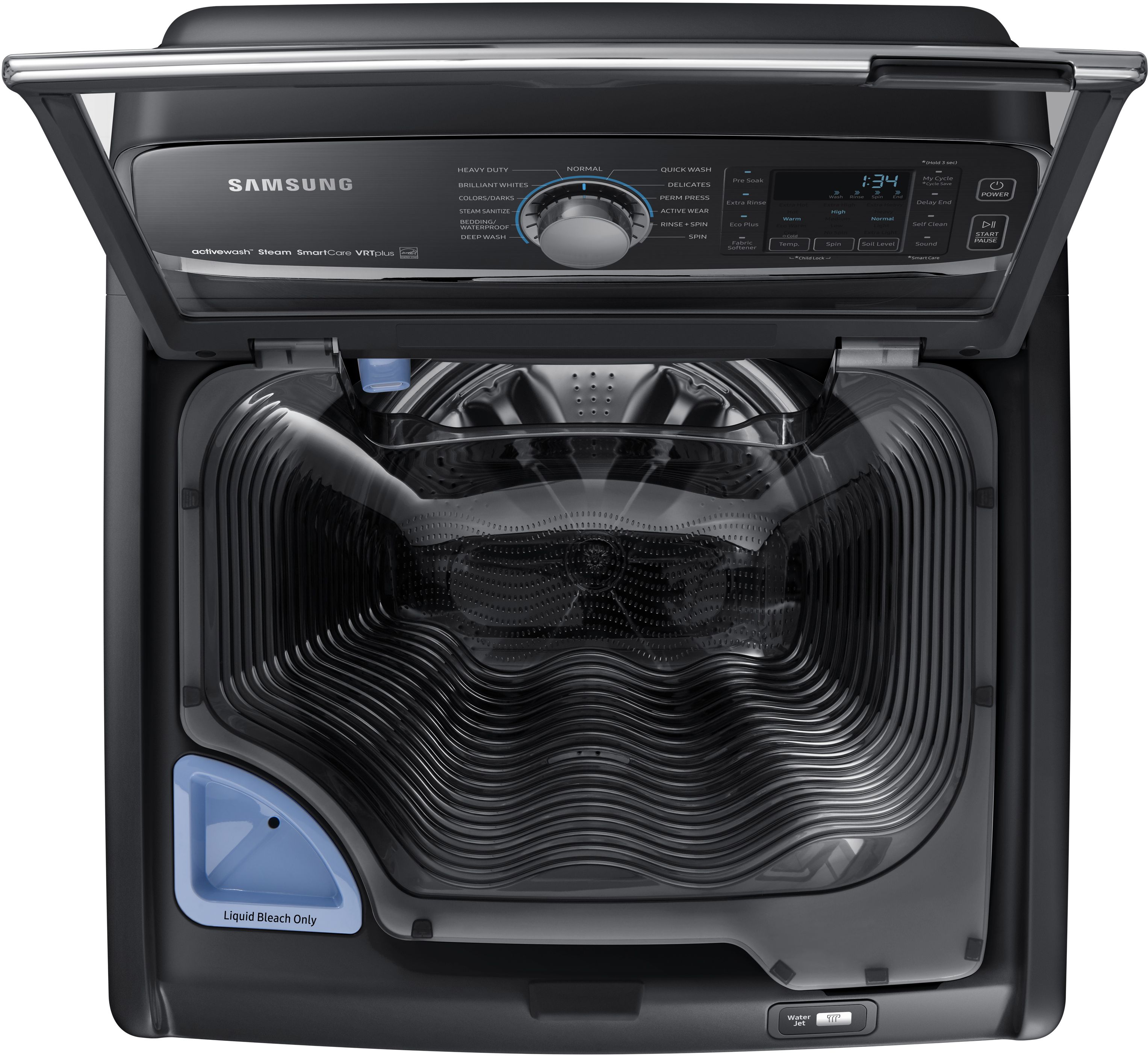 SAMSUNG - MSRさん専用商品 Samsung 5.2 Cu. Ft. Fingerprint Resistant Black Stainless