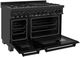 ZLINE 48" Black Stainless Steel Pro Style Dual Fuel Range-2