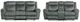 Elements International Sorrento 2-Piece Charcoal Living Room Seating Set-0