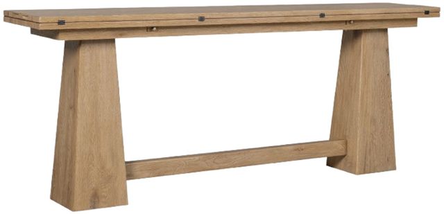Hooker® Furniture Driftwood Buckboard Flip-Top Console Table-2