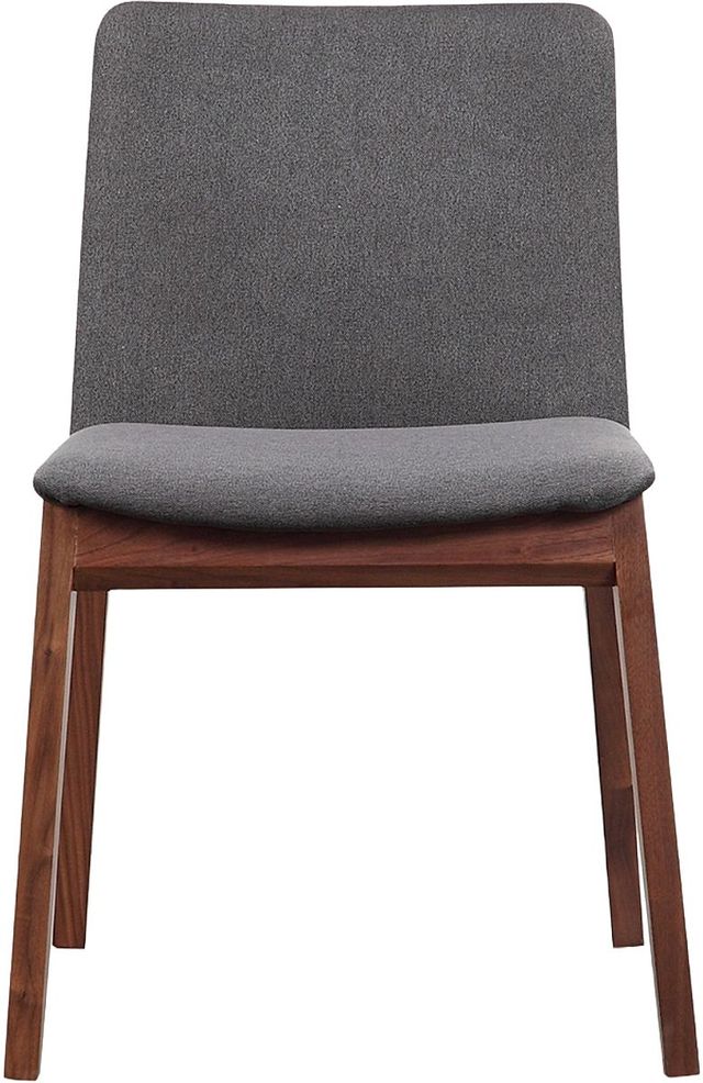Moe's Home Collection Deco 2-Piece Dark Grey Dining Chair Set-1