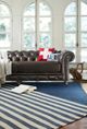 Capel Rugs Hampton Denim Stripe 8' x 11' Vertical Stripe Rectangle Rug-2