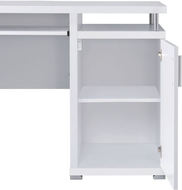 Coaster® Tracy White 2-Drawer Computer Desk-3