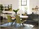 Moe's Home Collection Parq Cappuccino Oval Dining Table with Black Iron Base-3