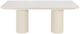Modus Furniture Crossroads 2.0 Cannon Ivory Double Pedestal Extension Dining Table-2