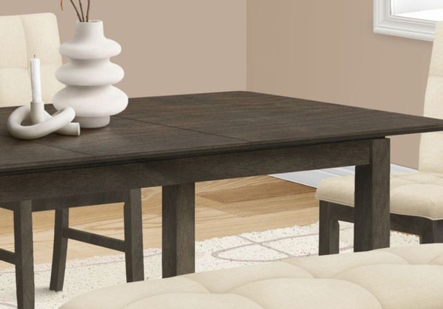 Monarch Specialties Inc. Gray 72" Dining Table With Extension-1