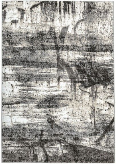 Orian Adagio Granite Falls White 5'x8' Area Rug