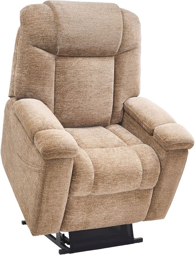 UltraComfort™ Venice Sand Medium Power Lift Recliner with Nirvana™ Swedish Massage-1