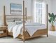 Parker House® Escape Glazed Natural Oak Queen Poster Bed-1