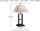 Signature Design by Ashley® Deidra Black Metal Table Lamp-3