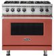 Viking® 5 Series 36" Spiced Cider Pro Style Liquid Propane Gas Range-0