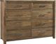 LM Co Home By Vaughan-Bassett Crafted Oak by Ben & Erin Napier Natural 8-Drawer Dresser-0