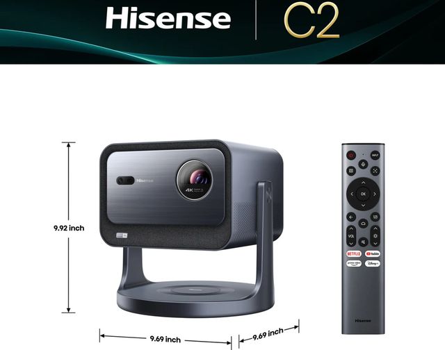 Hisense C2 4k Black UHD Triple Laser Projector-1