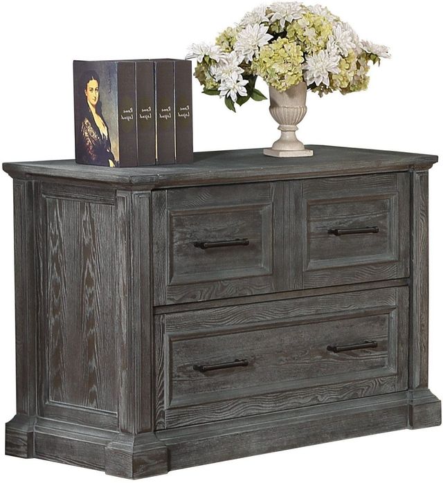Parker House® Gramercy Park Vintage Burnished Smoke Lateral File-0