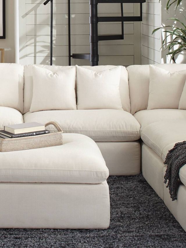 Coaster® Hobson Off-White Cushion Back Armless Chair -0
