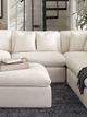 Coaster® Hobson Off-White Cushion Back Armless Chair -0