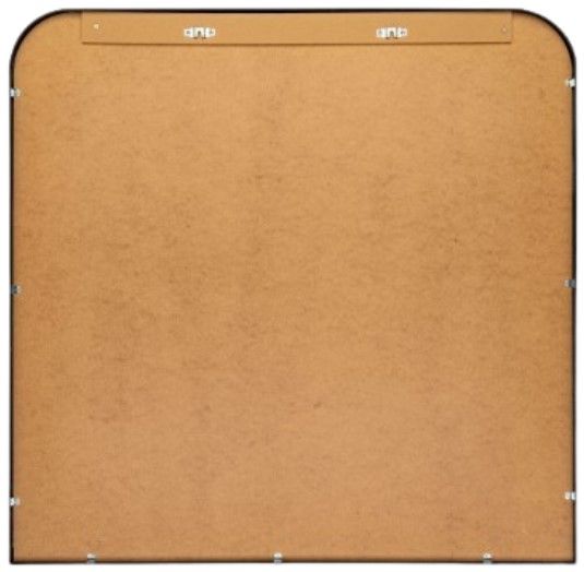 Surya Aranya Matte Black 36" Mirror-2
