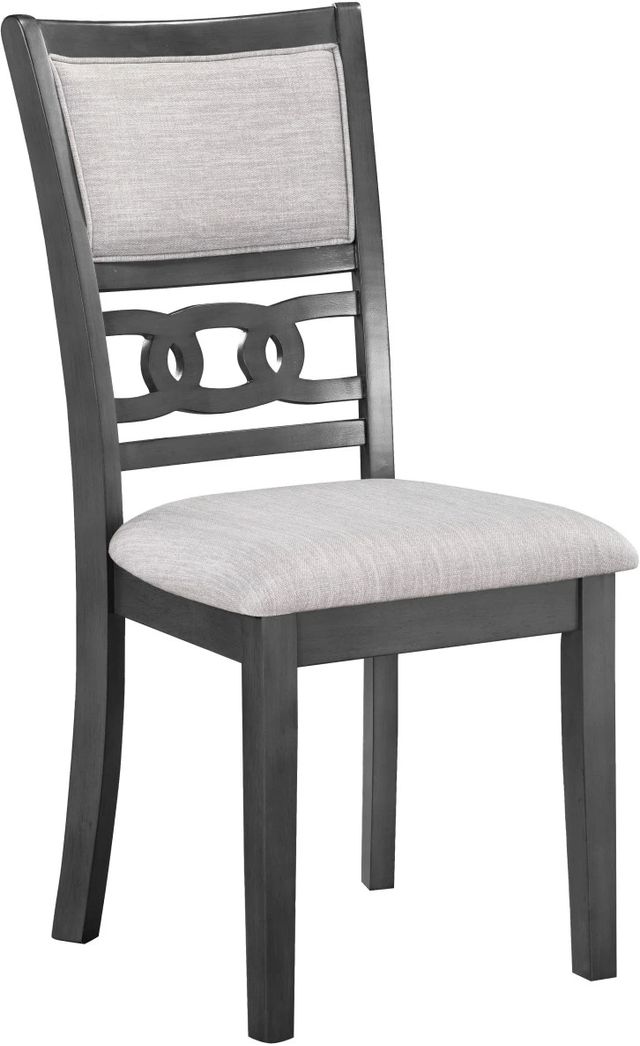 New Classic® Home Furnishings Gia Gray Dining Side Chair-0