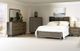 Bernards Valencia Black/Brown King Panel Bed-1