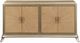 ACME Furniture Dodie Natural Oak/Taupe Champaign Console Cabinet-3