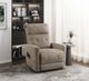 Homelegance® Wichita Brown Power Lift Recliner with Massage and Heat-1