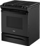 Whirlpool® 30" Black Slide-In Gas Range with Frozen Bake™ Technology-3