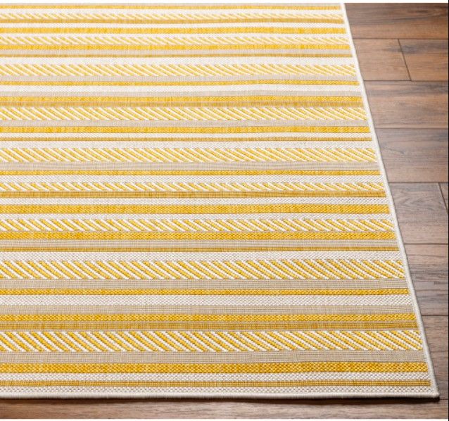 Surya Eagean Yellow 4'x6' Area Rug-3