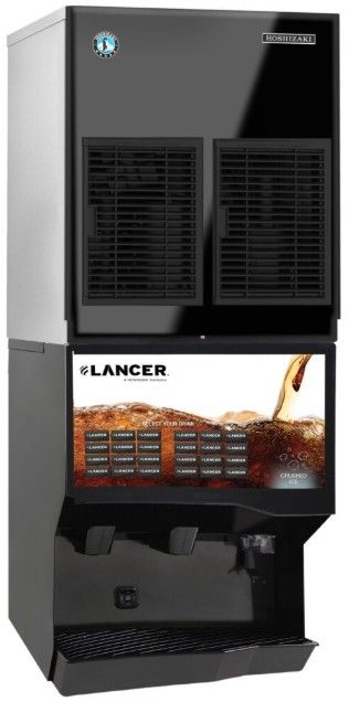 Hoshizaki Cubelet 22" 890 lb. Black/Stainless Steel Air-Cooled Icemaker-3