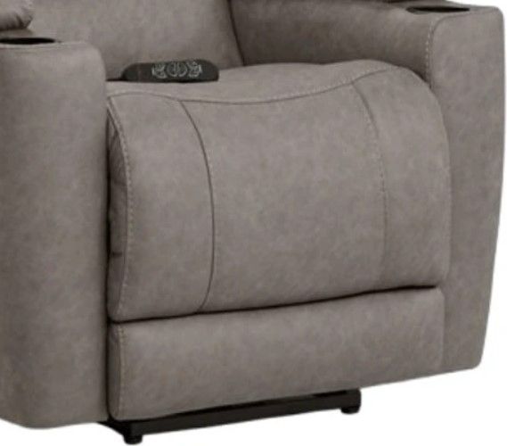 HomeStretch Turbo Gray Power Recliner-2