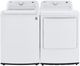 LG White Top Load Washer & Gas Dryer Laundry Pair-0