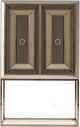 Michael Amini® Madison Glistening Gold Bar Cabinet-2