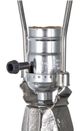 A & B Home Silver/White Table Lamp-4