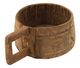 A & B Home Brown Antique Bowl With Handle-3