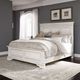 Liberty Furniture Abbey Park Antique White California King Panel Bed-1