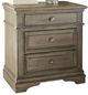 Steve Silver Co. Highland Park 4-Piece Waxed Driftwood/White King Panel Bedroom Set-1