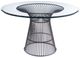 VIG Furniture Modrest Chandler Black/Clear/Stainless Steel Dining Table-1