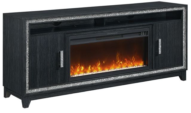 Global Furniture USA Lily Dark Gray Entertainment Unit-0