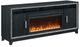 Global Furniture USA Lily Dark Gray Entertainment Unit-0
