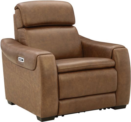 Signature Design by Ashley® Crowell Saddle Power Recliner with Adjustable Headrest-0