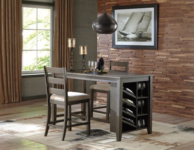 Signature Design by Ashley® Rokane 3-Piece Brown Counter Height Dining Set-3