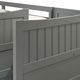 Elements International Sami Gray Twin Over Full Bunk and Loft Bed with Drawer Steps-4