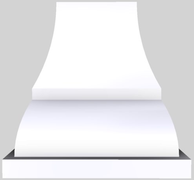 Vent-A-Hood® Designer Series 42" White Island Range Hood-1