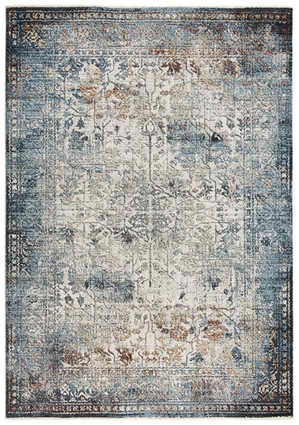 Rizzy Home Stratford Blue 5'x8' Rectangular Rug-0